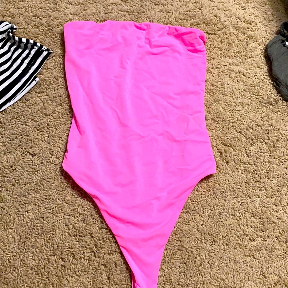 Hot pink Onesie